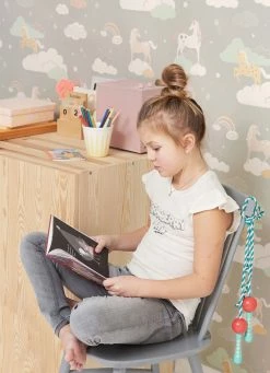 Tapete Rainbow Treasures Moosgrau -Wallpaper From The 70s Geschäft Rainbow treasures B 389301 2880x1440