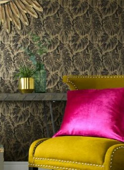 Tapete Raisa Anthrazit -Wallpaper From The 70s Geschäft Raisa B 431262 2880x1440