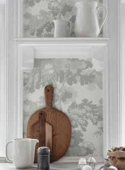 Tapete Raphael Trees Grau -Wallpaper From The 70s Geschäft Raphael Trees A 875143 2880x1440