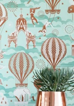 Tapete Rosi Hellgrün