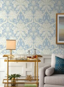 Tapete Royal Artichoke Hellblau -Wallpaper From The 70s Geschäft Royal Artichoke B 790423 2880x1440