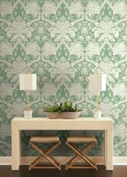 Tapete Royal Artichoke Resedagrün -Wallpaper From The 70s Geschäft Royal Artichoke C 790422 2880x1440