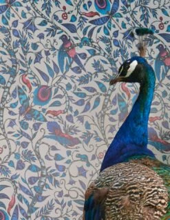 Tapete Rousseau Blautöne -Wallpaper From The 70s Geschäft Rubi A 745031 2880x1440