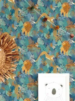 Tapete Saba Blau -Wallpaper From The 70s Geschäft Saba A 104591 2880x1440