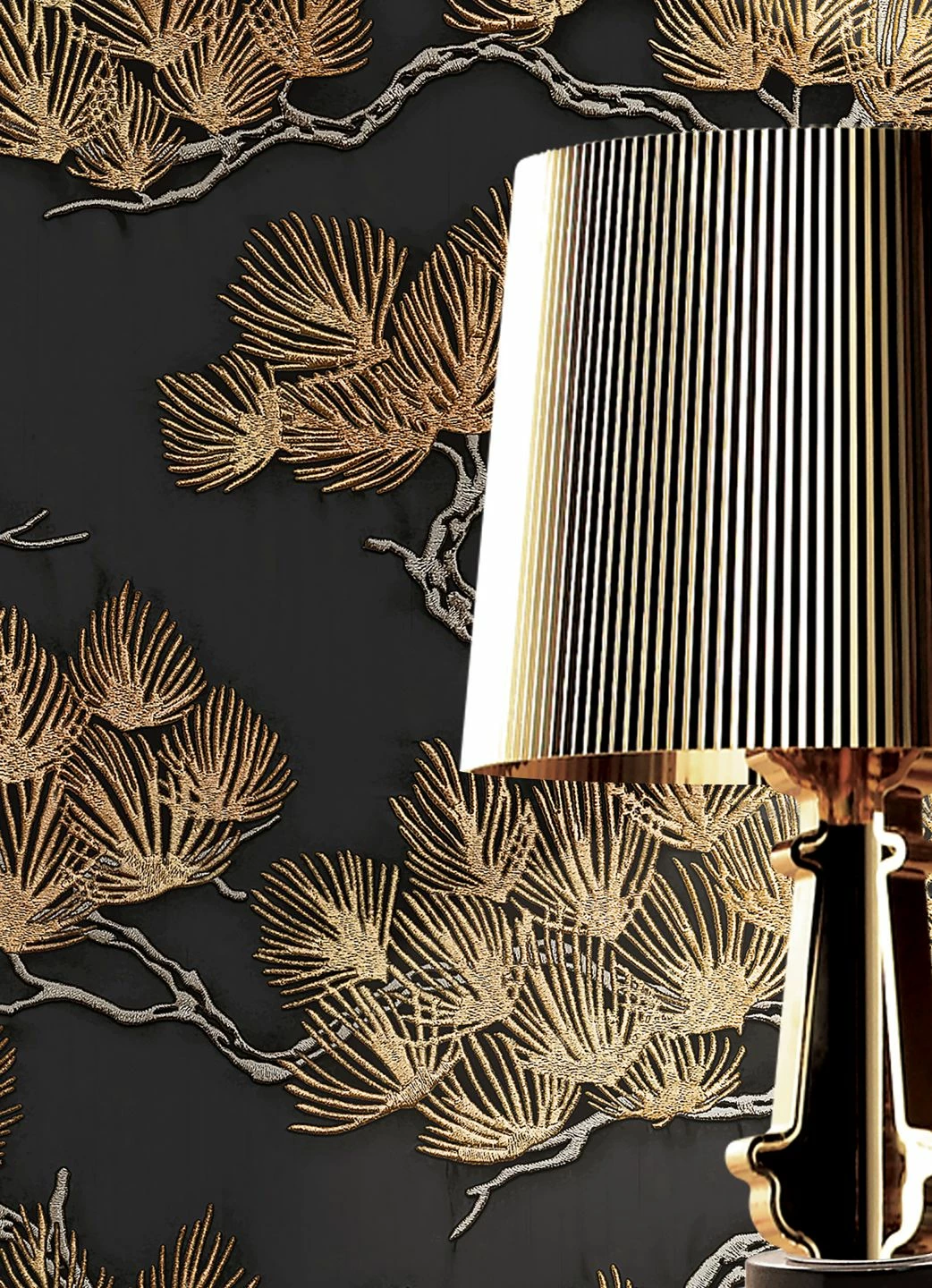 Tapete Sagano Anthrazitgrau 6 Tapete Sagano Anthrazitgrau – Bild 4