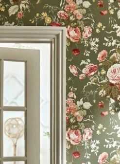 Tapete Sansa Olivgrün -Wallpaper From The 70s Geschäft Sansa B 462951 2880x1440