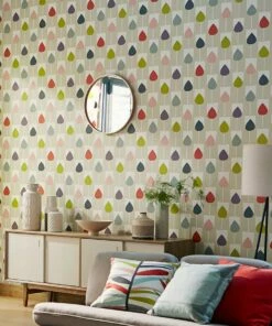 Tapete Sanza Farngrün -Wallpaper From The 70s Geschäft Sanza A 462121 2880x1440