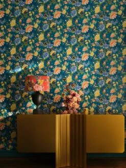 Tapete Savana Blautöne -Wallpaper From The 70s Geschäft Savana B 745181 2880x1440