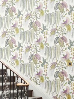 Tapete Savuti Rotlila -Wallpaper From The 70s Geschäft Savuti C 462661 2880x1440