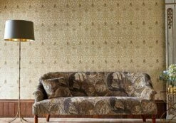 Tapete Scarlett Perlgold -Wallpaper From The 70s Geschäft Scarlett B 462371 2880x1440