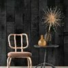 Tapete Scrapwood 35 Schwarz -Wallpaper From The 70s Geschäft Scrapwood 35 B 270175 2880x1440