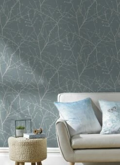 Tapete Seba Hellblau -Wallpaper From The 70s Geschäft Seba B 431651 2880x1440