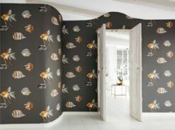 Tapete Servatius Dunkelgrau -Wallpaper From The 70s Geschäft Servatius B 462341 2880x1440