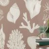 Ferm LIVING Tapete Shells Pastellbraun -Wallpaper From The 70s Geschäft Shells B 420252 2880x1440