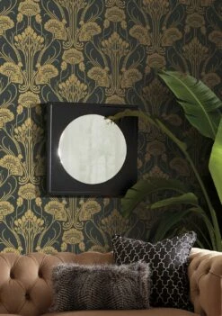 Tapete Sibia Schwarz -Wallpaper From The 70s Geschäft Sibia 790264 2880x1440