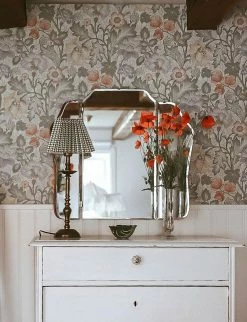 Wandbild Sigrid Blassgrün -Wallpaper From The 70s Geschäft Sigrid L 452101 2880x1440