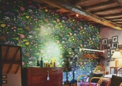 Tapete Singa Schwarzgrau -Wallpaper From The 70s Geschäft Singa K 450631 2880x1440