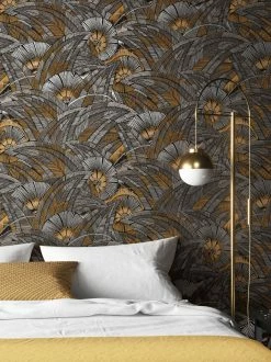 Tapete Siskara Braunbeige -Wallpaper From The 70s Geschäft Siskara B 625693 2880x1440