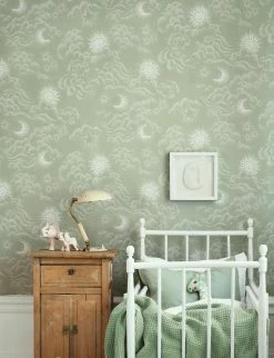 Tapete Sky Dreams Schilfgrün -Wallpaper From The 70s Geschäft Sky Dreams C 975121 2880x1440