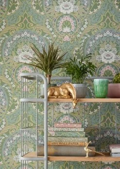 Tapete Sofia Grün 9 Tapete Sofia Grün -Wallpaper From The 70s Geschäft Sofia B 822063 2880x1440