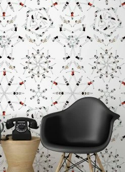 Tapete Splash Weiss -Wallpaper From The 70s Geschäft Splash B 355241 2880x1440