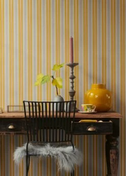 Tapete Stellar Honiggelb -Wallpaper From The 70s Geschäft Stellar B 821923 2880x1440