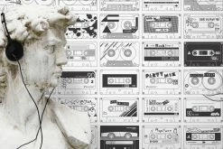 Tapete Stereo Nostalgia Weiss 8 Tapete Stereo Nostalgia Weiss -Wallpaper From The 70s Geschäft Stereo Nostalgia B 835131 2880x1440