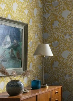 Tapete Sukumala Ockergelb -Wallpaper From The 70s Geschäft Sukumala B 485161 2880x1440