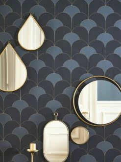 Tapete Sumba Graublau -Wallpaper From The 70s Geschäft Sumba C 864663 2880x1440