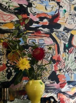 Wandbild Summer Of 69 Bunt -Wallpaper From The 70s Geschäft Summer of 69 A 725201 2880x1440