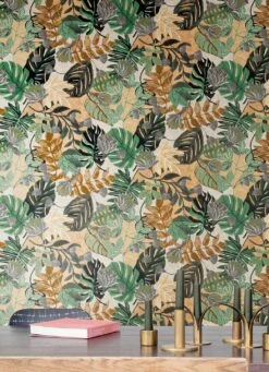 Tapete Sunago Grüntöne -Wallpaper From The 70s Geschäft Sunago A 625982 2880x1440