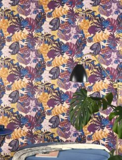 Tapete Sunago Violetttöne -Wallpaper From The 70s Geschäft Sunago A 625983 2880x1440