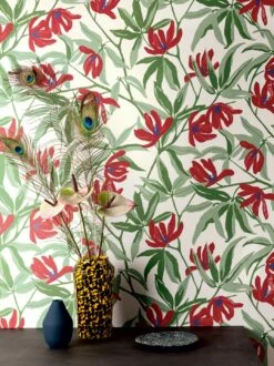 Tapete Tarbana Purpurrot -Wallpaper From The 70s Geschäft Tarbana A 625962 2880x1440