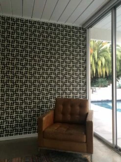 Tapete Tellus Schwarz -Wallpaper From The 70s Geschäft Tellus K 461081 2880x1440