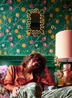 Tapete Therese Patinagrün -Wallpaper From The 70s Geschäft Therese A 463133 2880x1440