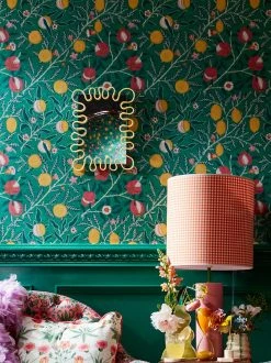 Tapete Therese Patinagrün -Wallpaper From The 70s Geschäft Therese C 463133 2880x1440