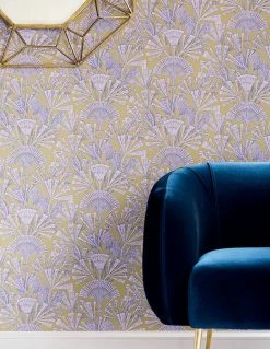 Tapete Tiberia Pastellviolett -Wallpaper From The 70s Geschäft Tiberia A 821362 2880x1440