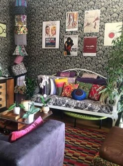 Tapete Tiberia Perlbeige -Wallpaper From The 70s Geschäft Tiberia K 821361 2880x1440