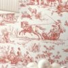 Tapete Toile De Jouy Rot -Wallpaper From The 70s Geschäft Toile de Jouy B 790372 2880x1440
