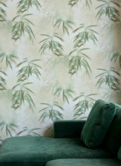 Tapete Tonga Olivgrün -Wallpaper From The 70s Geschäft Tonga A 451351 2880x1440