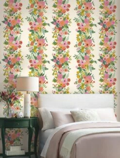 Tapete Trellis Garden Rosatöne -Wallpaper From The 70s Geschäft Trellis Garden B 790481 2880x1440