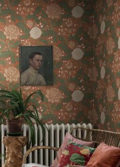 Tapete Tribeca Rotorange -Wallpaper From The 70s Geschäft Tribeca B 485134 2880x1440