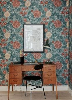 Tapete Tribeca Taubenblau -Wallpaper From The 70s Geschäft Tribeca 485132 2880x1440