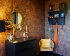 Tapete Tropicalia Orangebraun -Wallpaper From The 70s Geschäft Tropicalia K 625843 2880x1440