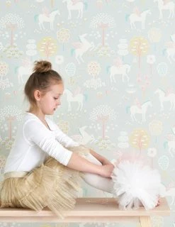 Tapete True Unicorns Hellgrau -Wallpaper From The 70s Geschäft True Unicorns C 389183 2880x1440