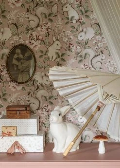 Tapete Twiggy Rosenholz -Wallpaper From The 70s Geschäft Twiggy B 451791 2880x1440