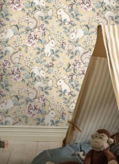 Tapete Twiggy Hellelfenbein -Wallpaper From The 70s Geschäft Twiggy B 451793 2880x1440