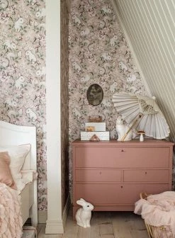 Tapete Twiggy Rosenholz -Wallpaper From The 70s Geschäft Twiggy C 451791 2880x1440