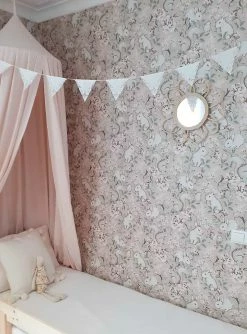 Tapete Twiggy Rosenholz -Wallpaper From The 70s Geschäft Twiggy N 451791 2880x1440