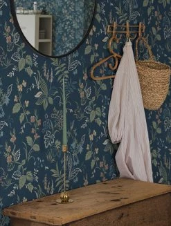 Tapete Ulrika Graublau -Wallpaper From The 70s Geschäft Ulrika B 452312 2880x1440